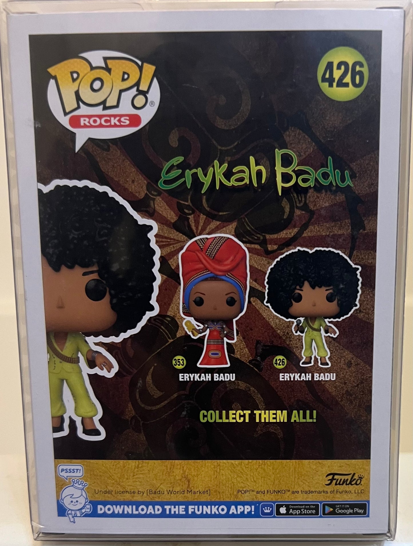 Erykah Badu Autographed Funko