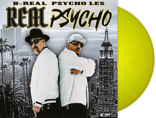 B-Real & Psycho Les, "Real Psycho" LP, Limited Yellow Vinyl, Import