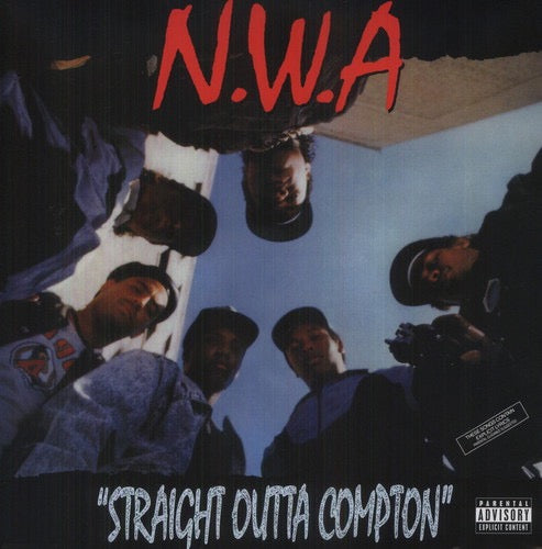 N.W.A., "Straight Outta Compton" LP, U.K. Import, Black Vinyl
