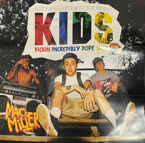 Mac Miller - K.I.D.S. (Kickin Incredibly Dope Shit) (LP + LP, S/Sided, Etch + Ltd, Mixtape, RE, Red)